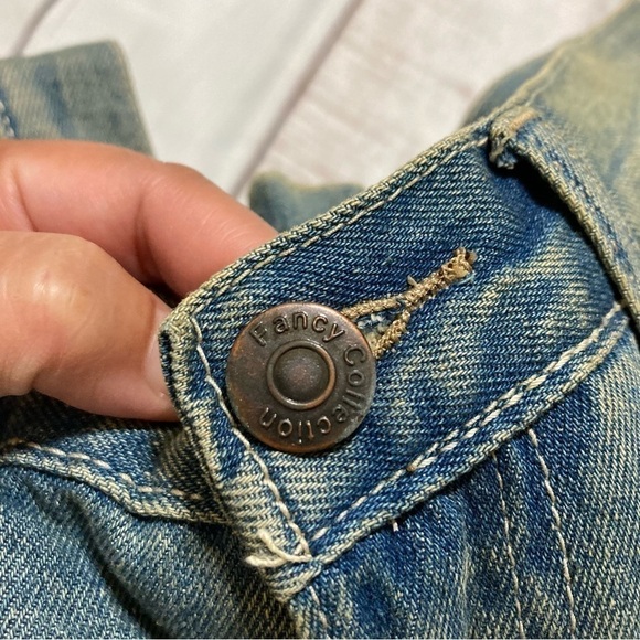 FANCY COLLECTION JEANS dirty wash women’s boot cut flare Vintage Y2K size 29 NWT - Picture 5 of 14